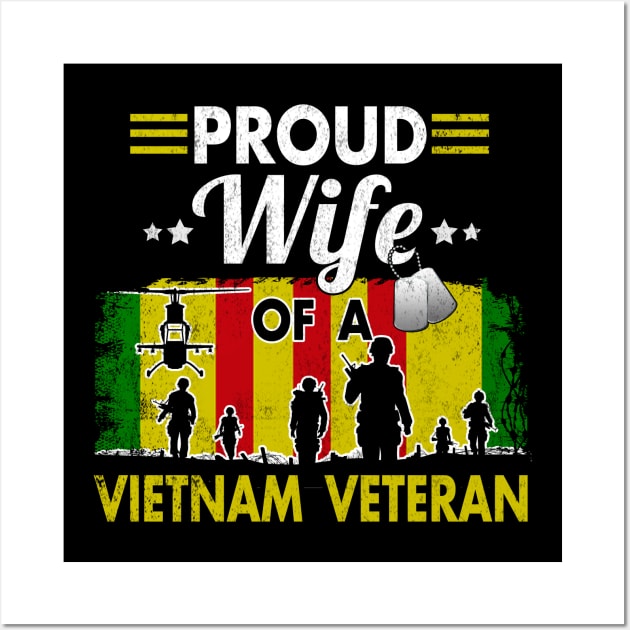 Proud Wife Of A Vietnam Veteran Wall Art by Otis Patrick